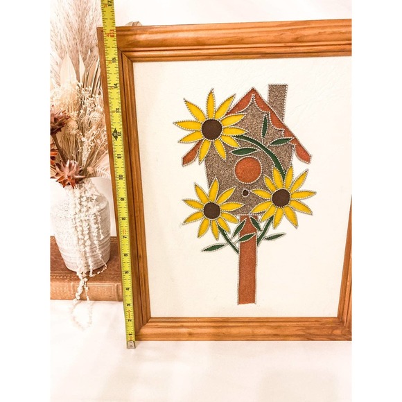 Vintage Sunflower Sand Art - Picture 4 of 5